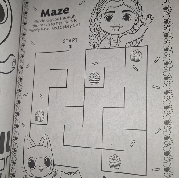 Gabbys Dollhouse Coloring Book w/ Stickers - Picture 9 of 9